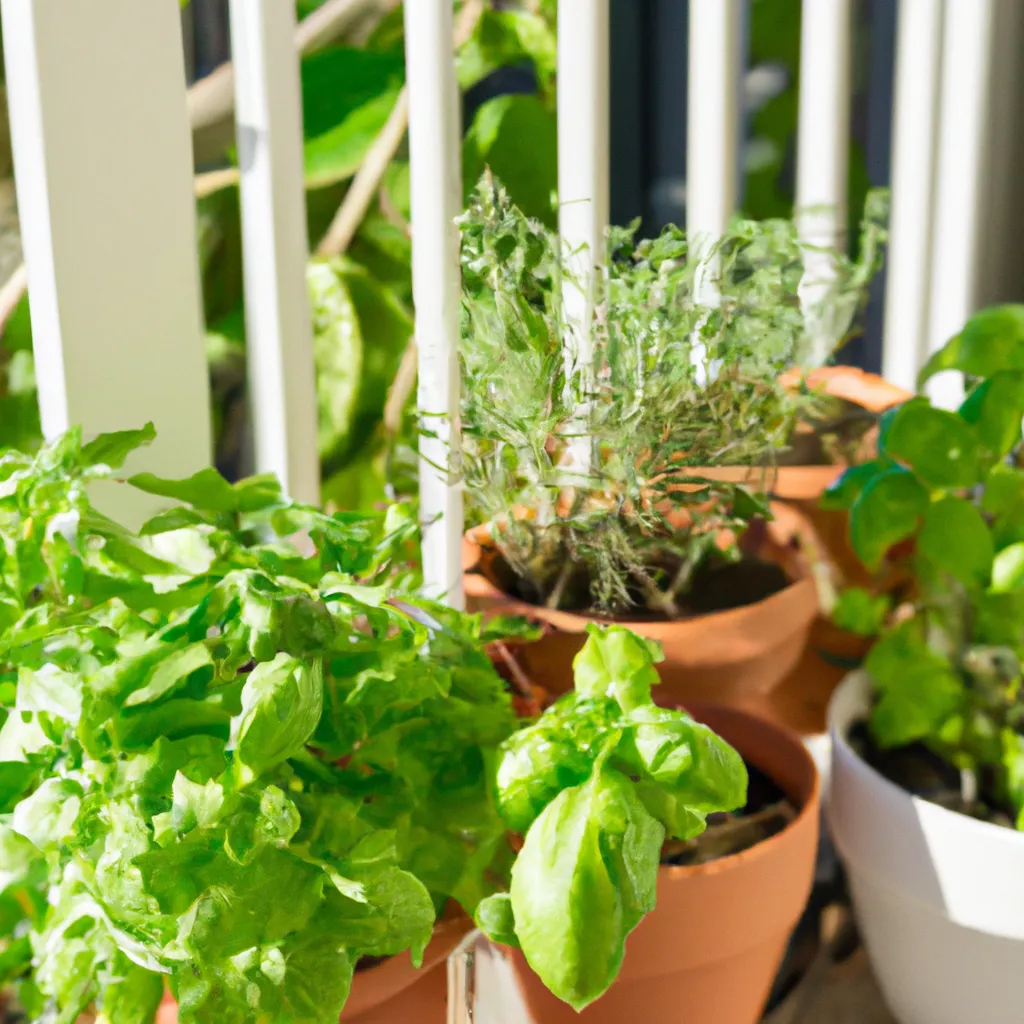 Jak założyć ogród ziołowy na balkonie